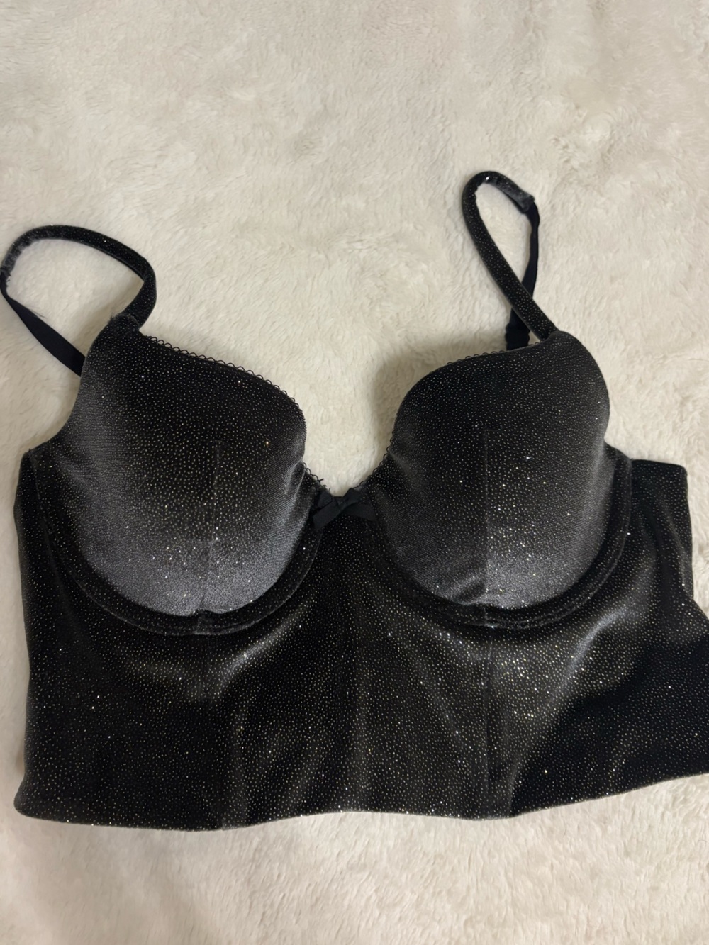 Black Sparkle Victorias Secret Bra